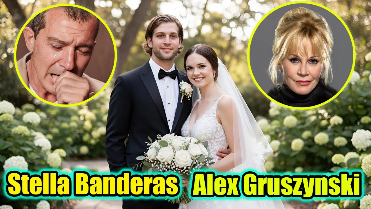 La hija de Antonio Banderas y Melanie Griffith se casa en España con Álex Gruszynski