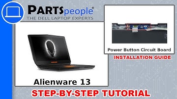 Dell Alienware 13 (P56G001) Power Button Circuit Board How-To Video Tutorial