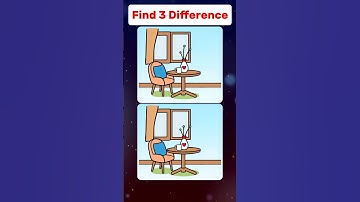This Puzzle Will Trick Your Brain! Can You Find the 3 Differences?🥸🔥#visualpuzzle #quiz #braingames