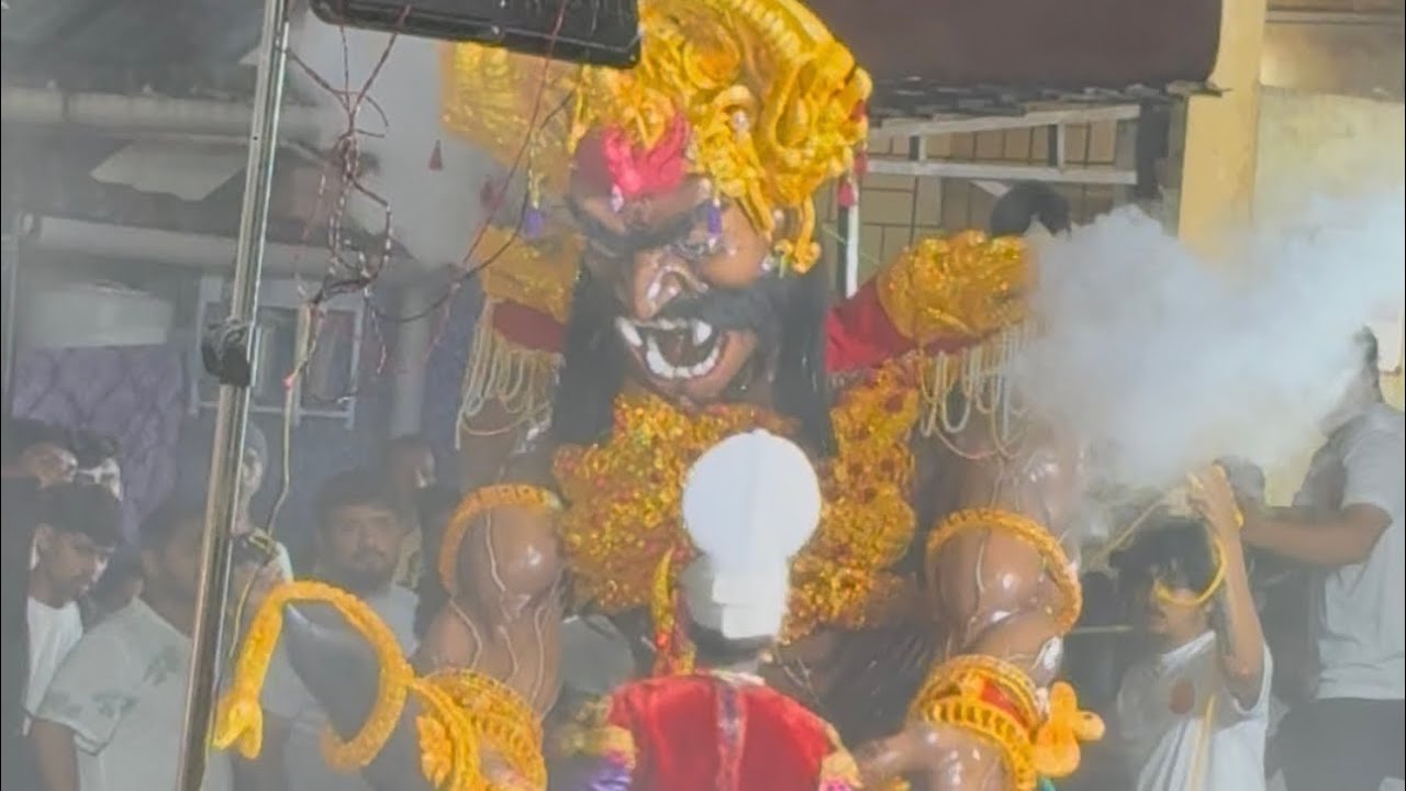 Siddhivinayak Yuvak sangh Bicholim Narkasur 2k25🔥👹1st place in bicholim🔥#2k25 #narkasur #1stplace 