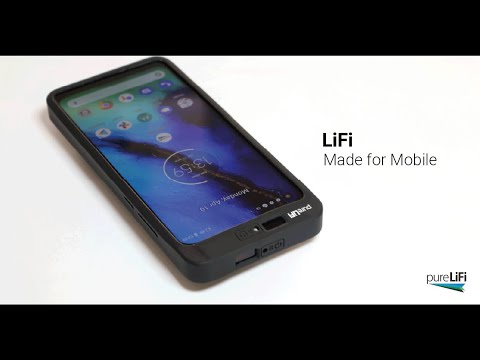 LiFi enabled phone by pureLiFi