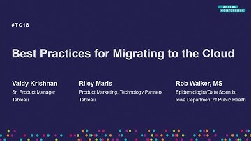 Best practices for migrating to the cloud