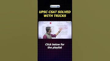 CSAT Comprehension Tricks (Solved UPSC CSAT questions without reading passage #upsc #csat #shorts 42