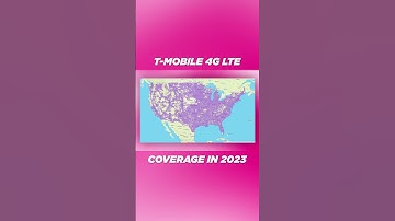 T-Mobile 4G Coverage Map in 2023 #shorts