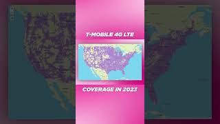 T-Mobile 4G Coverage Map in 2023 #shorts T-Mobile 4G Coverage Map in 2023 #shorts