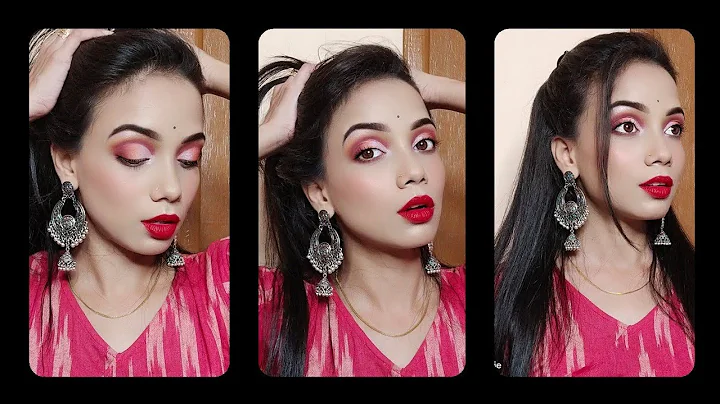 (Pohela Boishakh)Eye Look // Cut Crease // Bengali look  //