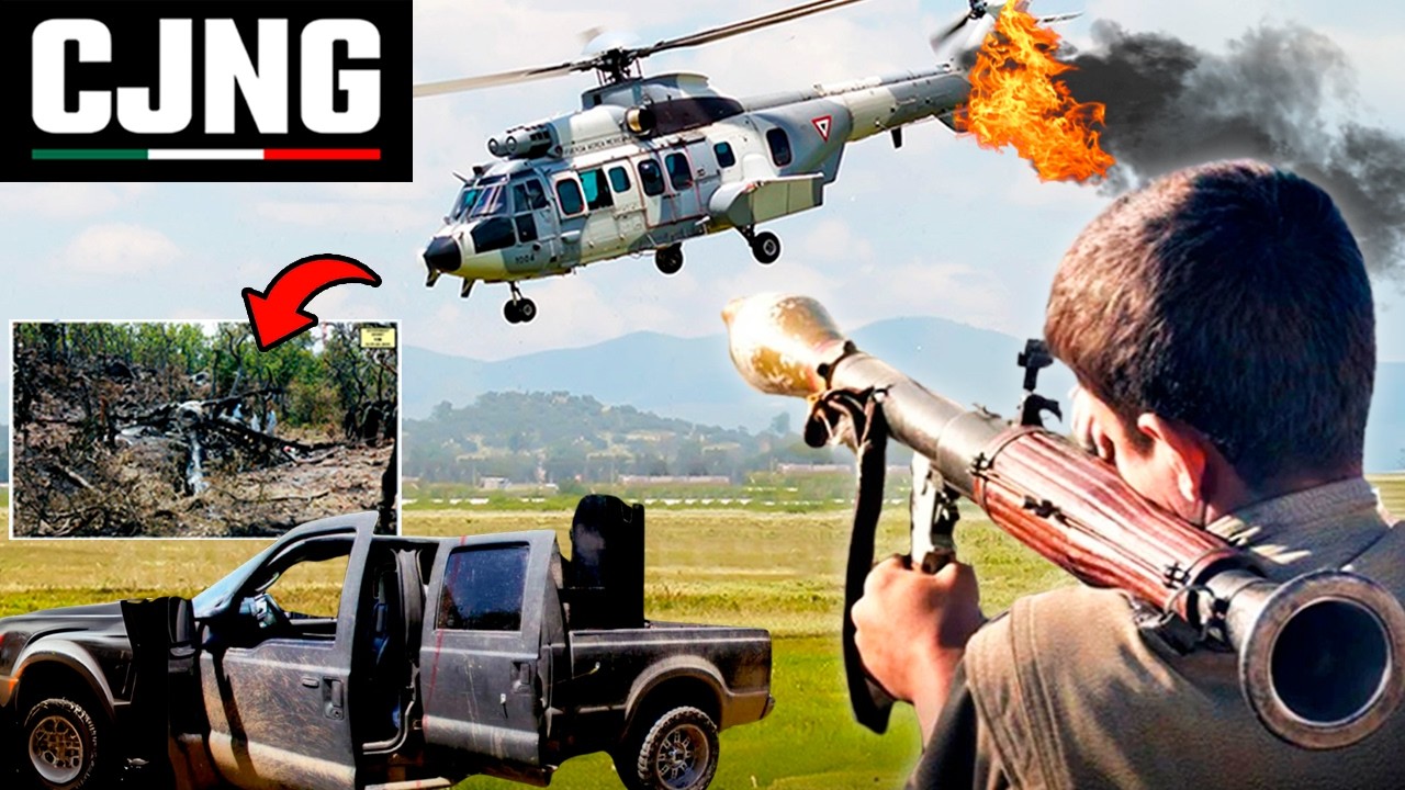 ⚠️🇲🇽 Así DERRIBÓ el CJNG un HELICÓPTERO Militar con un LANZACOHETES | Operación Jalisco 2015