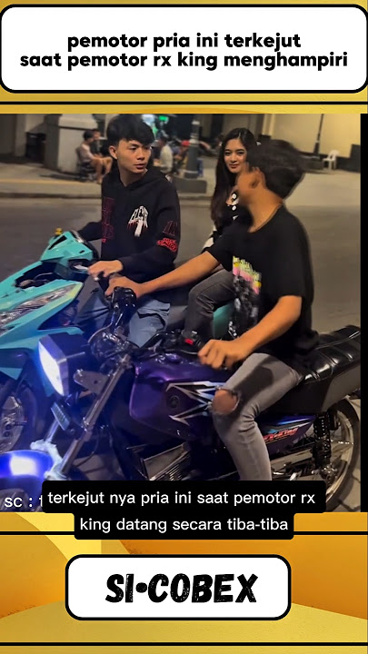This man was shocked when the RX King motorbike rider approached him #shorts