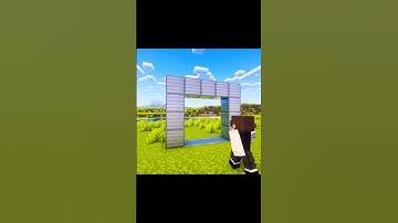 Minecraft RedStone Build Hacks | Roll Up Door @LombyMC @CLOTRIX #clotrix #minecraftforge