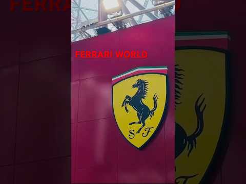 Ferrari world #travel #trending #viralvideo #ferrari #ferrariworldabudhabi #abudhabi #ytshorts