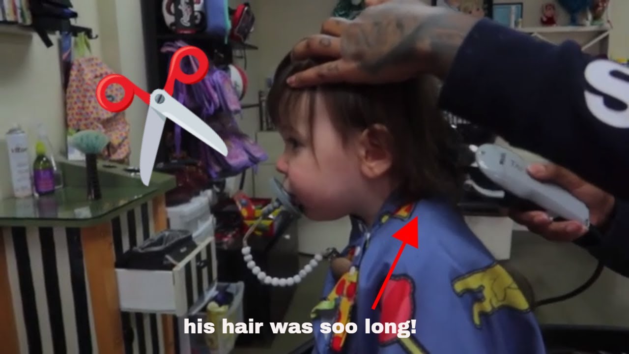 First Haircut At The Coolest Place For Kids Youtube
