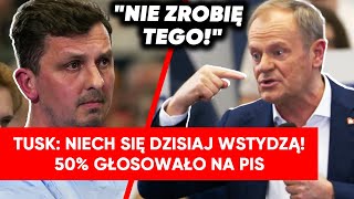 'Nie zrobię tego!'. Tusk punktował rolnika. Ostre starcie w Krakowie