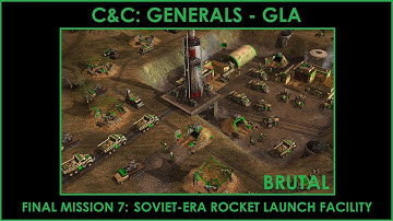 🧪C&C: Generals - GLA - FINAL Mission 7: Soviet-Era Rocket Launch Facility - BRUTAL🧪