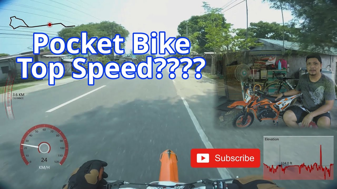 Enduro Pocket Bike 49Cc Top Speed!! All Stock / Gps | Strava / Pit Bike