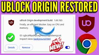 Get Ublock Origin Back To Chrome New