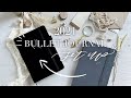 2021 bullet journal set up | minimal | mindful | neutrals