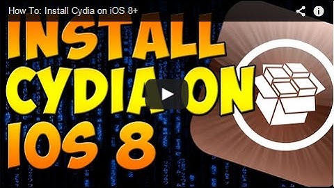 How To: Install Cydia on iOS 8+ [UPDATED]