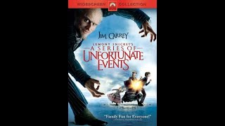 Opening To Lemony Snickets A Series Of Unfortunate Events Widescreen Dvd 2005