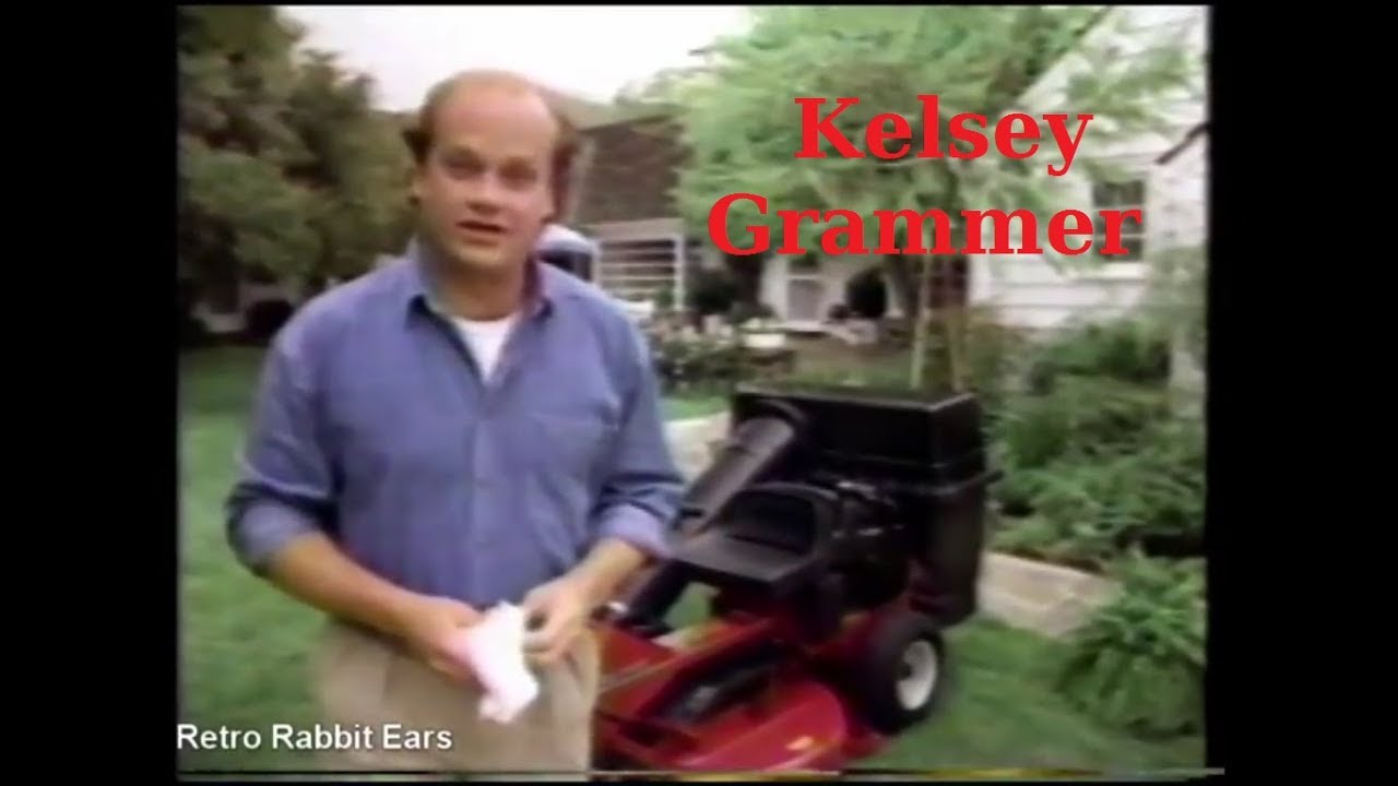 Kelsey Grammer Sner Lawn Mower Commercial From 1992 You Kelsey Grammer Sner Lawn Mower Commercial From 1992 Retro Rabbit Ears