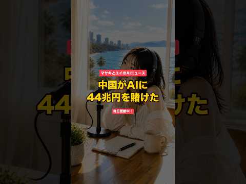 中国がAIに44兆円を賭けた｜マサキとユイのAIニュース #Shorts