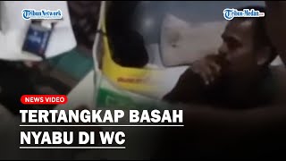 Apes Pria Tertangkap Basah Saat Lagi Tinggi Nyabu Di Wc Umum