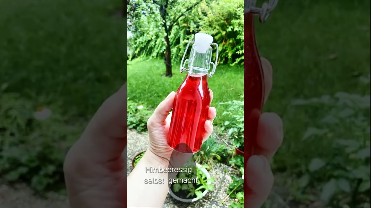 Himbeeressig selbst gemacht - YouTube