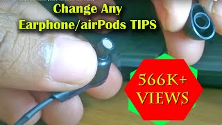 How to change the in ear headphone Rubber pads / ear Buds | Take it Easy screenshot 3