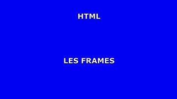 HTML les frames