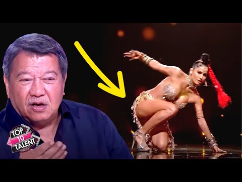 SEXY Belly Dancers Make the Judges SWEAT!