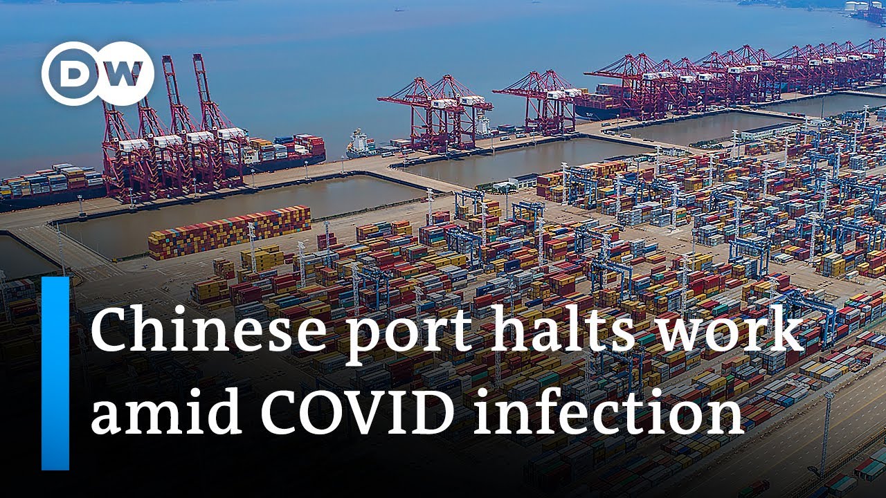 Film backdrop image for Port closures in China hamper global supply chains (2021)