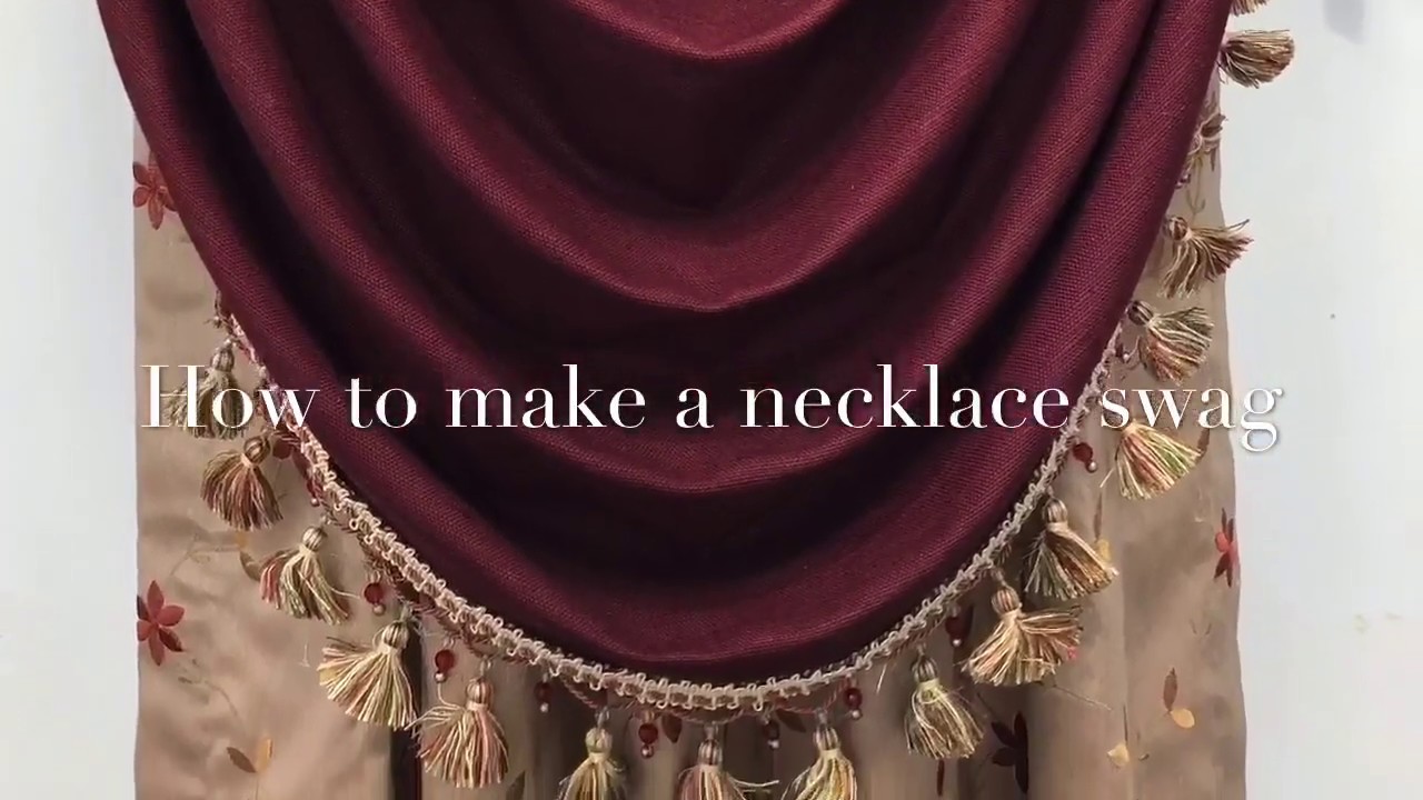 How to make a necklace swag