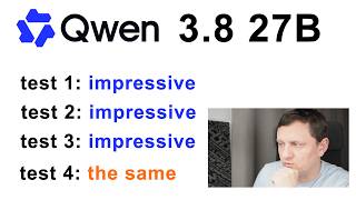 Qwen3.8-27B - 4 benchmark tests and compared with other open weight models
