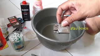 Zippo boros minyak atau susah nyala.ini solusinya.