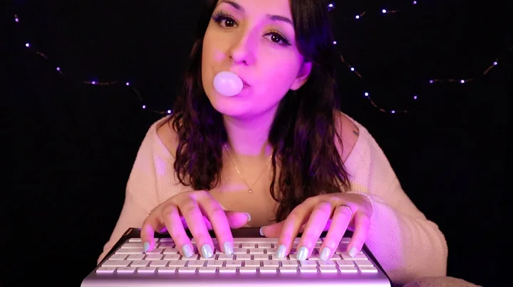 ASMR | Simply GUM Chewing and Keyboard TYPING | Triggers for Background SLEEP Studying (NO TALKING)