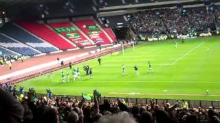 Aberdeen v Hibs  final whistle