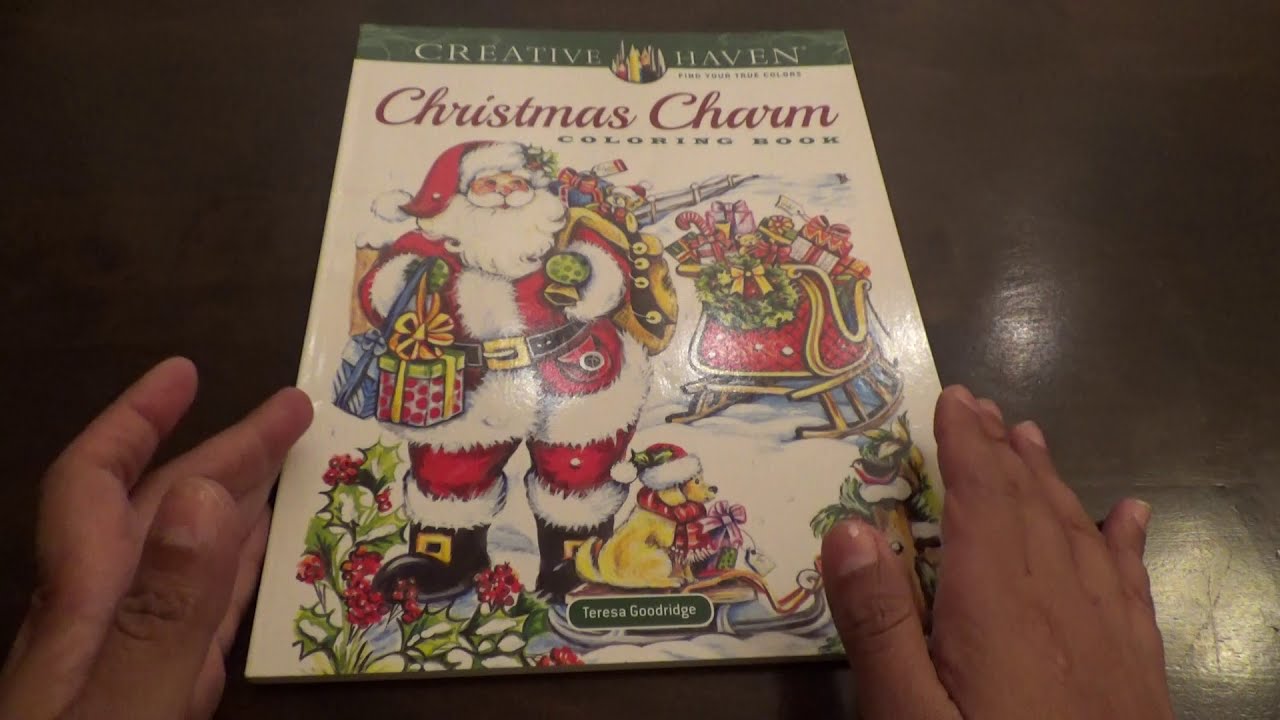 Creative Haven Christmas Charm Coloring Book by Teresa Goodridge Flip ...