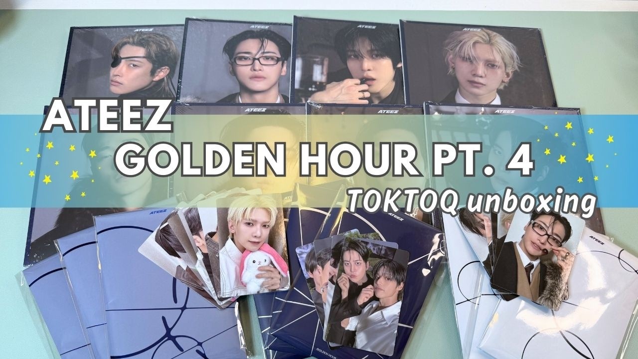 アイドル ateez golden hour 4 toktoq complete 02/05 TOKTOQ PHOTOCARD EVENT] ATEEZ - 13TH MINI ALBUM [GOLDEN HOUR