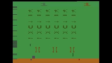 ATARI 2600 HACK Adventure Invaders 2003 Krytol NTSC h ! Space Invaders HACK CLONE HOMEBREW