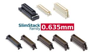 SlimStack 0.635mm Floating Board-to-Board Connectors | Molex