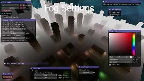 Procedural City Esat Project - OpenGL