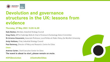 Devolution and governance structures in the UK: lessons from evidence