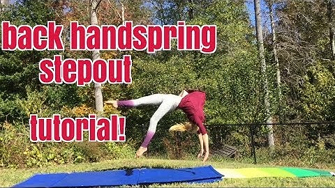 Back Handspring Stepout Tutorial | Gymnastics Tutorial