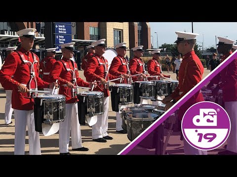 the-u.s.-marine-drum-and-bugle-corps-in-the-lot-'19-|-indianapolis,-in