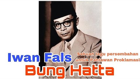 Iwan Fals - Bung Hatta (Cover Video and Lyric)