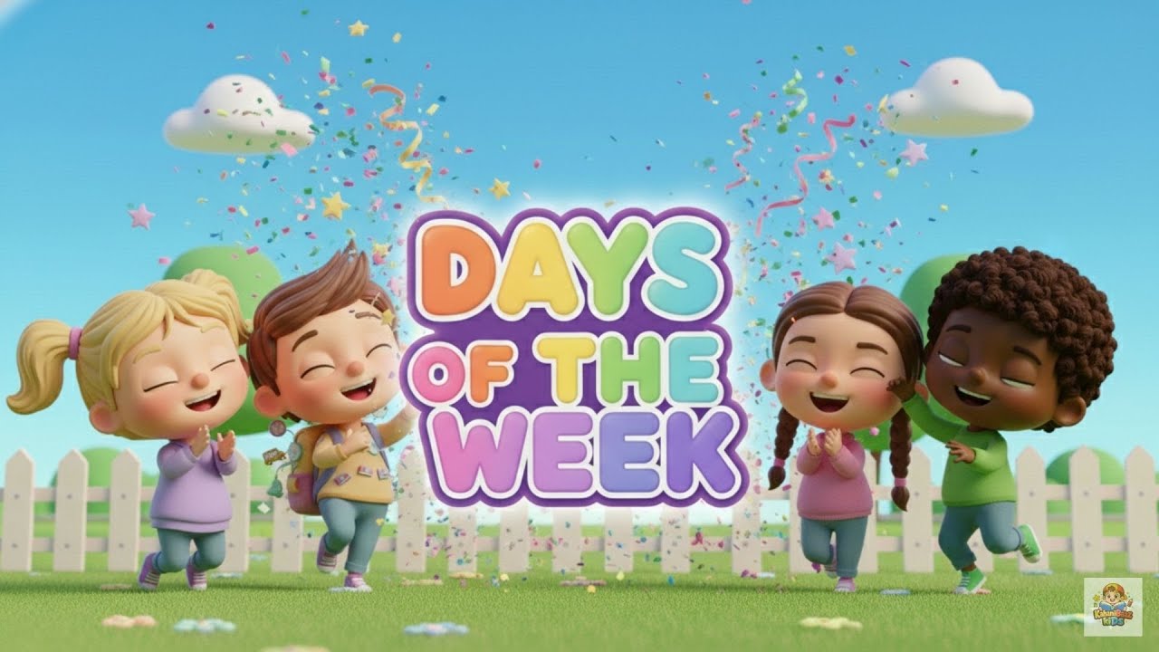 Days of the Week Song for Kids | Learn Monday to Sunday with Fun Rhymes