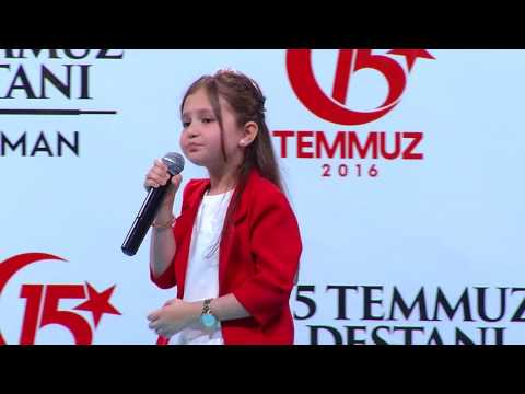 15 Temmuz'da Ece Güngörer'den İstiklal Marşı