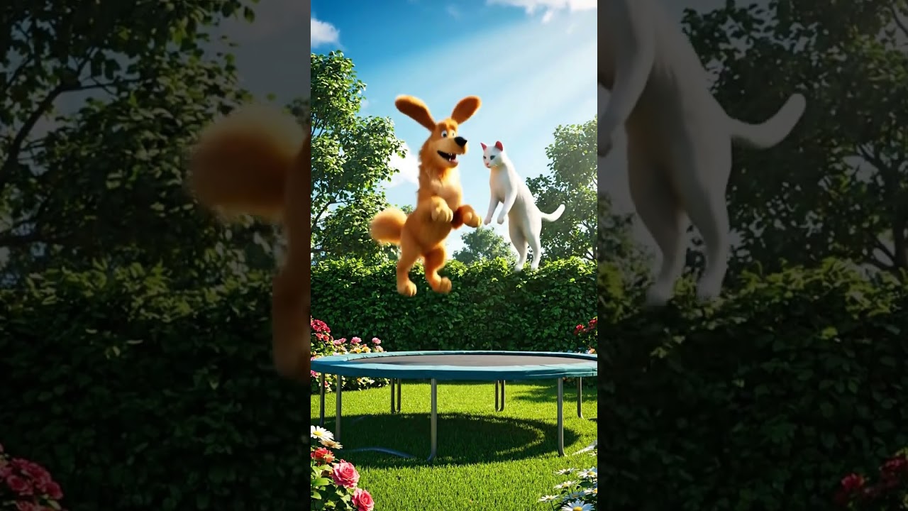 Max & Luna Hilarious Spring Table Fail! | 3D Slapstick Comedy Short Animation 