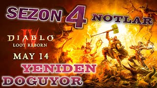 Diablo 4 | Sezon 4 Ganimet Yeniden Doğuyor | Bilinmesi Gerekenler | Yama Notları