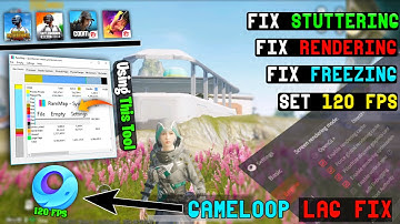 Gameloop Ultimate Lag Fix For All PCs | PUBG Emulator Lag Fix | Gameloop Rendering & Freezing