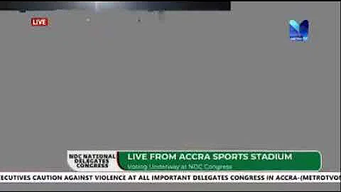 NDC chairmanship election was chaotic not peaceful...